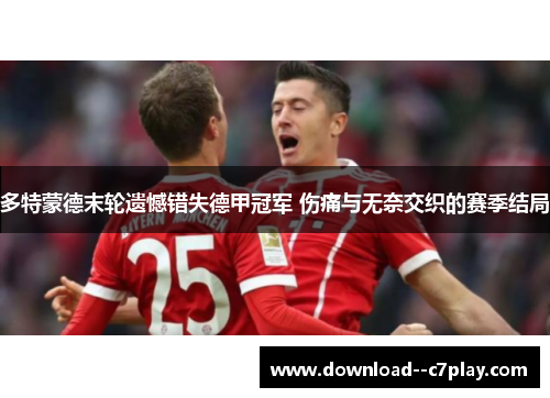 多特蒙德末轮遗憾错失德甲冠军 伤痛与无奈交织的赛季结局
